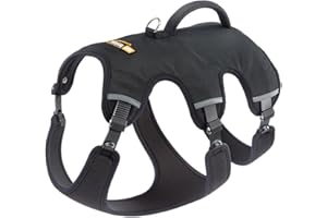 Ferplast Pettorina Cane Taglia Media ERGOTREKKING MEDIUM, Pettorina per Cani Antifuga, Antipanico, Levriero, Catarifrangente, 6 Chiusure, Regolabile, Ideale per escursioni, Morbida Imbottitura