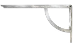 hedue® Anreissgerät Alphawinkel Classic | Alpha Winkel für Zimmerer , Anreißwinkel & Präzisionswinkel , Zimmermann Werkzeug