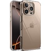 MADNOVA Apple iPhone 16 Pro İle Uyumlu Şeffaf Telefon Kılıfı, Kamera Korumalı Silikon Kılıf