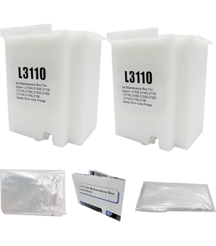 GLFILL Maintenance Box Replacement Et-2710 2711 2715 2720 2721 2726 L3110 L3118 L3119 - Walmart