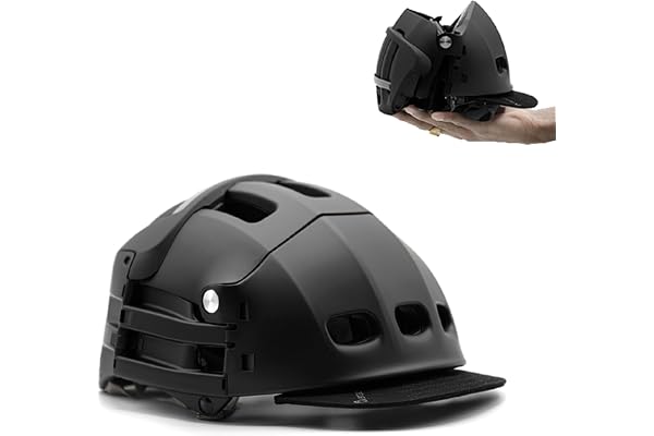 Overade Innovation Française - Casque Pliable Plixi Pour Vélo, Trottinette, Rollers. Certifié Ce En1078, Protège Comme Un Casque Classique. Volume Divisé Par 3. Deux Tailles.
