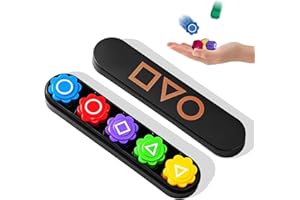 NURHORE Gonggi Korean Game Set – Traditional Toss Filled with Steel Beads and Catch Game with 5 Gonggi Stones, Challenging Hand Eye Coordination Games, Suitable for Kids & Adults