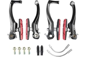 Chooee Mountain Bike Linear V-Brake Set, Bicycle Front and Rear V-Brakes.