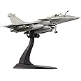 HANGOU 1/100 Dassault Rafale Model Fighter Jet Plane Model Alloy Diecast Model Aircraft for Gift or Collection Model