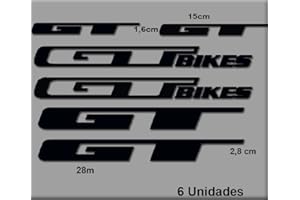 Ecoshirt Autocollants GT Bikes R70 Aufkleber Decals Autocollants Adesivi Noir