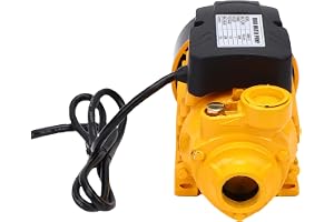 SEAFRONT 200W 12V DC Självsugande Vattenpump, Gjutjärnsmembranpump med 35L/min Flöde för RV Marin Trädgårdsbevattning, 25 M H
