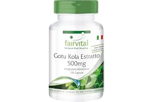 Fairvital | Estratto di Gotu Kola 500mg - Centella Asiatica - vegan - 120 capsule
