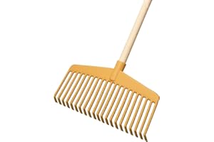 FORMAT Jost LR21PP Râteau en Plastique 38 cm, Jaune