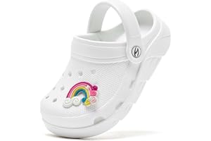 HOBIBEAR Boys and Girls Garden Clogs Slip on Sandals Beach Water Shoes (Toddler/Little Kids/Big Kids)