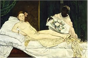 Legendarte - Cuadro Lienzo, Impresión Digital - Olimpia - Édouard Manet - Decoración Pared cm. 60x90