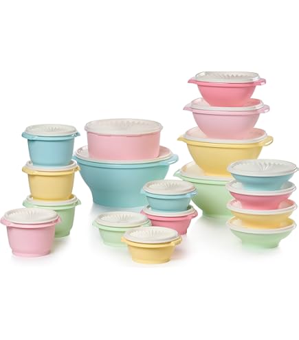 Tupperware Contenitore Congelatore 1,1 L – 2 Pezzi, Bianco E Blu, Impilabile, Resistente Fino A -45°C - 5