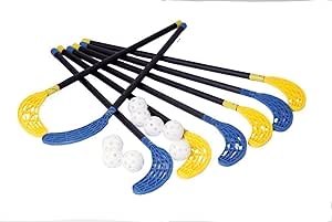 Mera Floorball Set Kids Hockey Set Fun Hockey Kinder Hockey Unihockey Amazon De Spielzeug