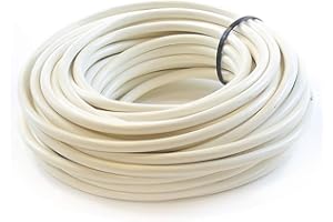 Ali's DIY 4 Core Round White Flex Flexible Cable 0.75 MM - 2 metre Cut Length