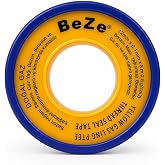 Sarı Teflon Bant 12mm x 8m &ndash; Doğalgaz ve LPG Tesisatı İ&ccedil;in Y&uuml;ksek Yoğunluklu PTFE Sızdırmazlık Bandı