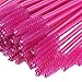 eBoot Disposable Eyelash Mascara Brushes Makeup Applicators Brush Kit (Rose and Pink, 100 Pieces)