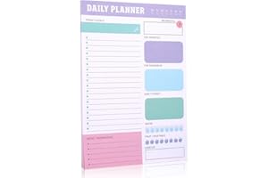Candcamp 60 Sheets Weekly Planner To Do List Pad Undated Weekly Planner Notebook Desk Calendar for Study Work Food Planning Shopping School Revision Goals Task Personal Journal with Notes Section