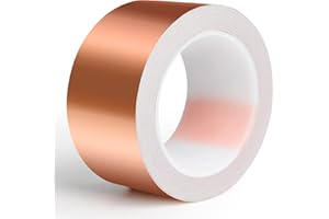 KAZATE Kupferband Gegen Schnecken, 50mm x 20m Schneckenzaun Schneckenschutz für Hochbeet Pflanzen, Kupferband Selbstklebend Schneckenabwehr Kupfer Schneckenband Schneckenfalle Anti Schnecken