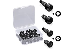 FAVSON Ring Doorbell Screws Replacement Kit, (4Set/36pcs) T5,T16 Replacement Security Screws Accessories with a Box, Compatible with Video Doorbell, Video Doorbell 2 and Pro