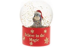 Caths Direct Disney Schneekugel mit I-Aah Believe in The Magic, 10 cm