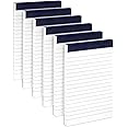 Note Pads Small A6 Notepad Pocket Size 6 Pack A6 Notepads with Lined Pages Shopping List Pads Pocket Notebook Note Pad for Office Supplies To-Do List Memo Pad Lined Paper Refill Pad Grocery Lists Pads