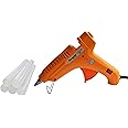 Themisto 80W Hot Melt Glue Gun with 5 Transparent Hot Glue Stick…