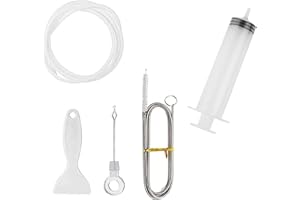 BAIYSFFG Fridge Drain Hole Cleaning Tool 5PCS Fridge Cleaner, Drain Pipe Cleaning Brush, Reusable Refrigerator Drain Dredging Tool Kit for Refrigerator Cleaning, Kitchen Drain Hole Remover