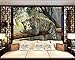 Produktbild LHDLily 3D Wandbild Tapete Wallpaper Fresken Mural Benutzerdefinierte Hintergrundbilder 3D-Tiger Outdoor Landschaft Nahtlosen Wand Tuch Wohnzimmer Sofa Pastorale Tv Hintergrund 3D Wallpaper 150cmX100cm