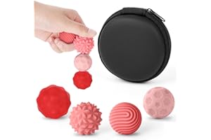 Ainiv Kulki Magnetyczne Fidget Toys, 4 SZT Silikonowe Piłki Antystresowe dla Palców, Zabawka Sensoryczna dla Osób z Autyzmem, ADHD, Lękiem, Zabawka z Ciekawymi Teksturami dla Dorosłych i Nastolatków