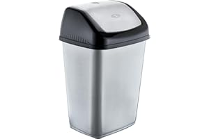 BEST HOUSE ANOTHER FINE PRODUCT Best House 20 Litre Swing Bin For Home Garden Kitchen Office and Bathroom Rubbish Recycle Plastic Waste Bin, Trash Can Dustbin with Swing Lid (Pack of 1)