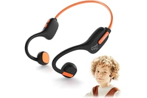 LOBKIN Cuffie Conduzione Ossea per bambini Open Ear, Bluetooth 5.3 Auricolari Conduzione Ossea Wireless Leggere per bambini IPX5 Impermeabili con Microfono per Scuola, Casa e Attività per Ragazzi Ragazze