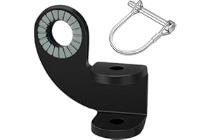 FAT-CATTIE Fahrradanhängerkupplung, Fahrrad, Edelstahl, 12,2 mm, Kupplung, kompatibel mit Burley-Anhänger-Adapter, Ersatzanschluss an Haustier-Kinderwagen (90°-Kupplung (1 Packung)
