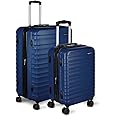 Amazon Basics 2-piece set Hardside spinner Luggage- 21/30 inch (55/78 cm), Material: ABS, Navy blue