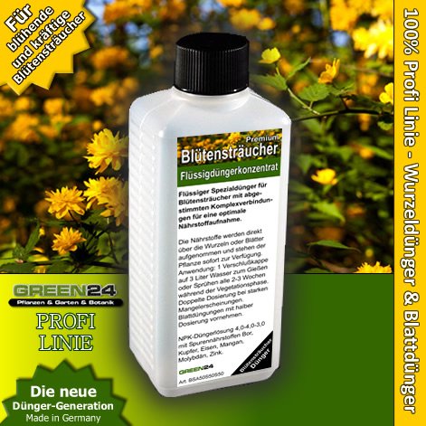 Blütenstrauch-Dünger Gartenstrauch-Dünger Flüssigdünger HIGHTECH