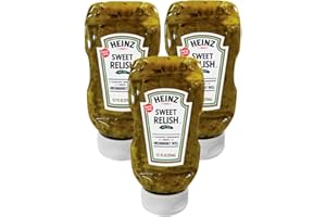 Heinz - Sweet Relish Botella de 375ml x 3 uds - Pack Promoo