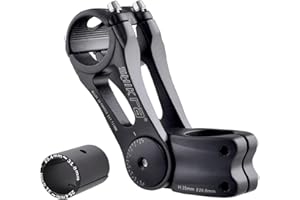 Azarxis Potence VTT Réglable 85 Degrés 25,4 mm 31,8 mm Extension de Guidon 90/110/145 mm pour Vélo de Route Vélo de Ville