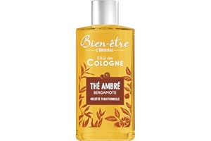 Bien-Etre Eau de Cologne L'original thé ambré bergamote - Le flacon de 250 ml