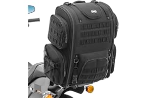 CRAFTRIDE Borsa sissy bar compatibile con Indian Challenger/Limited M57 57-60L