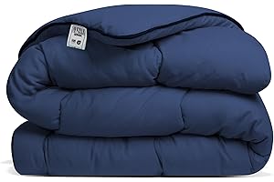 Avenue – Waschbare Bettdecke ohne Bezug – Einzelbettdecke 140 x 200 cm – Antiallergisch – Wolkenweich – Blau – Ganzjahresdecke – Waschbar bei 60 °C