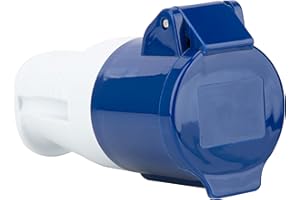 ZENITECH Hbf Protec - Ficha hembra CEE P17 para cablear - caravana, autocaravanas