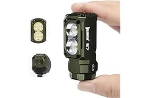 WUBEN E7 1800 Lumen Rechargeable Mini Flashlight with Magnet - Super Bright 6 Modes EDC Flashlight, Typ-C Rechargeable LED; IPX8 Pocket Flashlight for Headlamp Use, Rescue, Camping