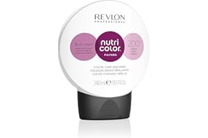 Revlon Professional Nutri Color Filters, Maschera Per Capelli Colorante 3 In 1, Colore, Trattamento E Luminosità Intensi (240ml), 200 Viola