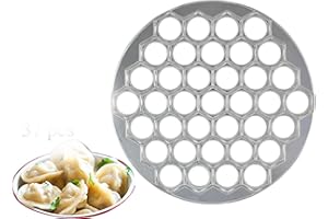 FGNUAY 1 Pcs Russian Ravioli Maker Dumplings Mold, Pelmeni Maker,Russian Dumplings Maker,Pelmeni Metal Mold—Pelmeni Meat Dumplings—Saves The Dumplings Makers a lot of Time and Bring Great Family Fun (Silver