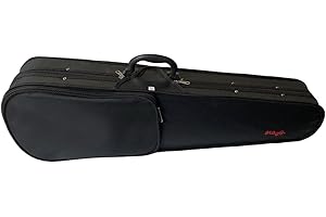 PIANELLI Geigenkoffer schwarz 4/4, stabil und leicht, Koffer für Violine, Geigenkasten