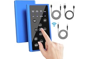 Gofemial Carte Son Table de Mixage, Carte Son Externe Table de Mixage DJ Changeur de Voix USB Interface Audio Bluetooth Gaming Audio Mixer Studio Table de Mixage PC Portable Phone Streaming Vertical