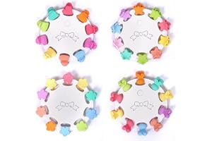 YICHENGTIANXIA Paquete de horquillas de 40 colores, mini horquillas, horquillas en forma de garra, horquillas en forma de flor, horquillas en forma de estrella, horquillas para niños, accesorios para el cabello
