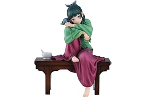 Epitome Maomao Figure The Apothecary Diaries Figure Anime Cartoon Characters Statue With Stool Maomao Figurine PVC Model Desktop Decoration Collection Gifts for Fans