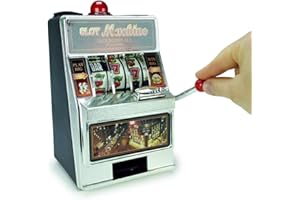 Mister Gadget CMMG2000 Hucha MÁQUINA TRAGAPERRAS, Multicolor, 13,50 x 9,60 x 18,40 cm