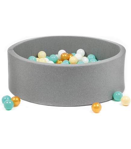 Piscine à Balles Pour Enfants Avec 200 Balles + Blocs Construction Mousse - Aire De Jeux Intérieure Sûre