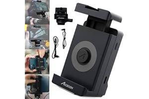 Accsoon SeeMo Adaptador de monitoreo de transmisor de Video HDMI a USB/iOS Adaptador de Captura de Video HD para Pad/iPhone/Cámaras para monitorear/Grabar/Transmisión en Vivo. (Negro)