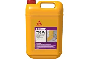SIKA - Skyddande impregnering - Sikagard-703W - Vit - 5L | Skyddar porösa mineraliska material - Färdig att använda - Kan övermålas - Vattenbaserad formula